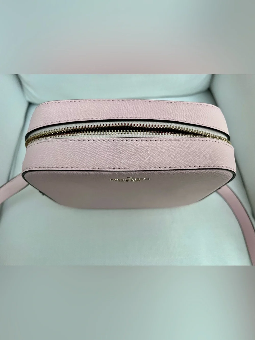 kate spade Blush Pink Saffiano Crossbody Camera Bag